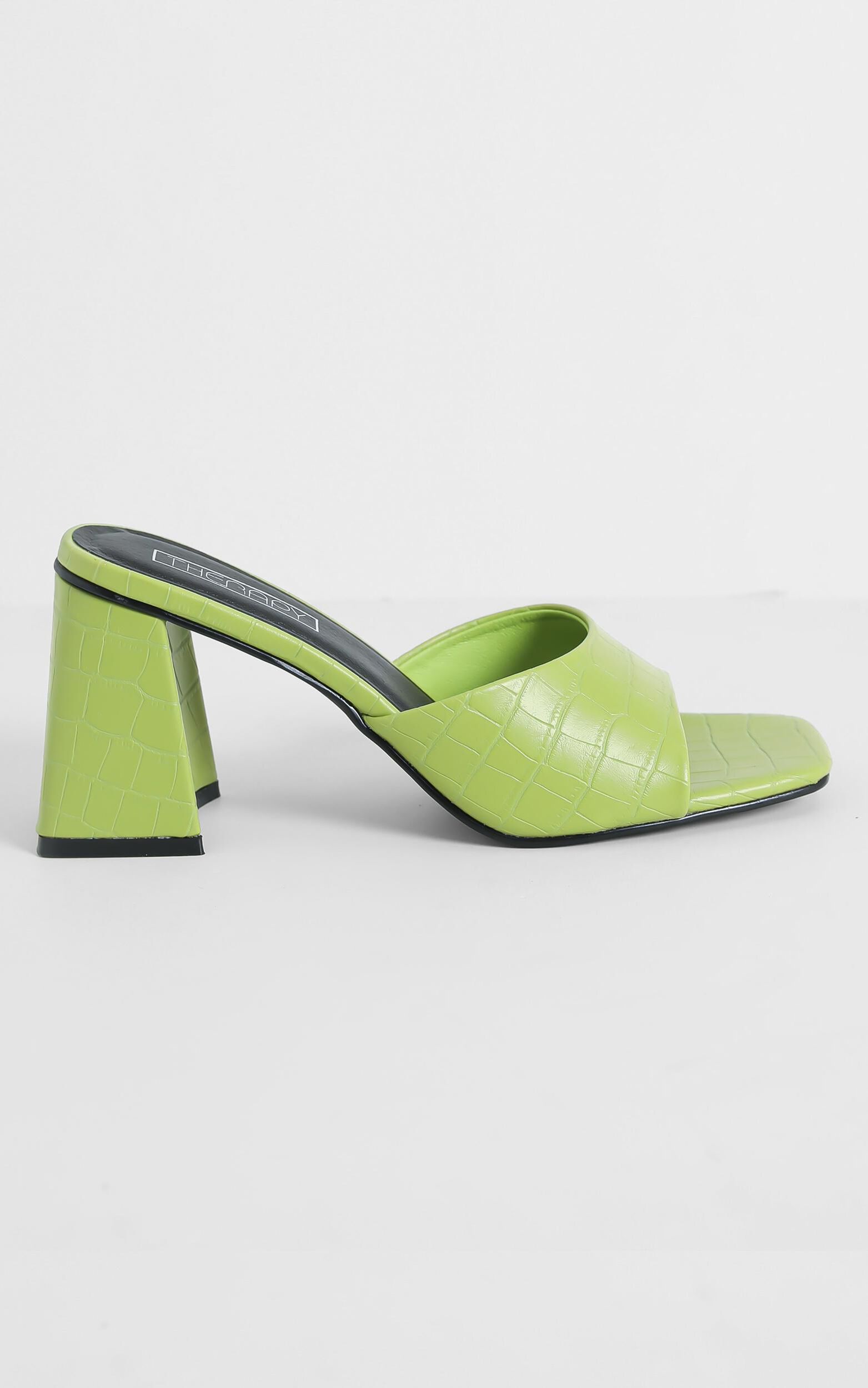 Therapy - Colina Heels in Lime Green - 05, GRN3