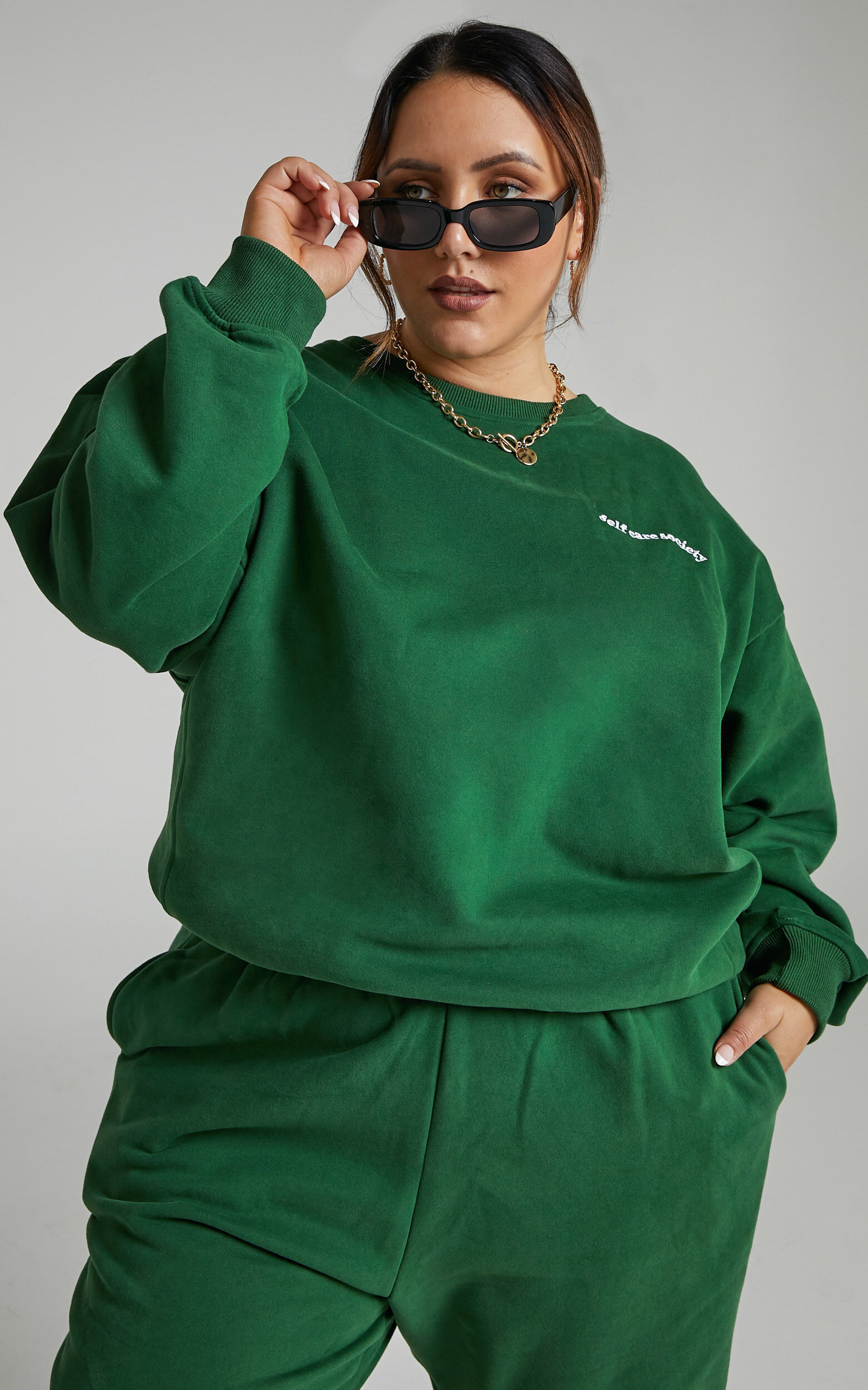 Sunday Society Club - Gael Sweatshirt in Green - 04, GRN2, super-hi-res image number null