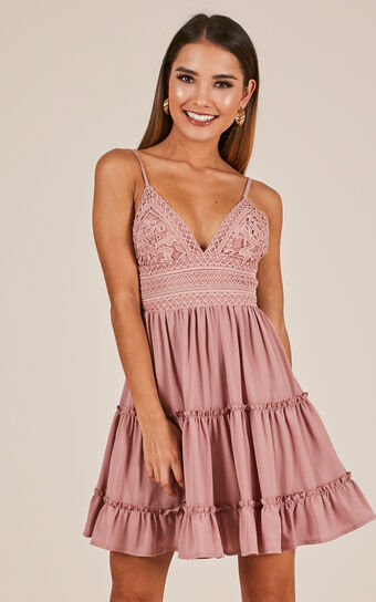 How Do You Know Dress In Dusty Rose