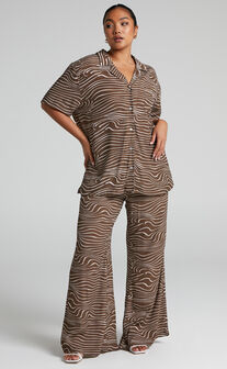 Charlie Holiday - Lola Shirt in Retro Zebra