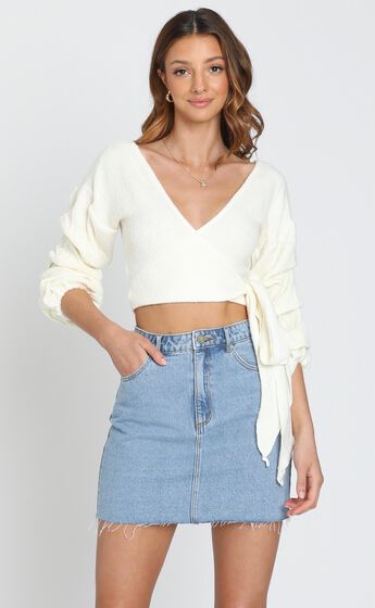 Good Decisions Knit Top in White