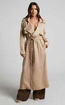 Amalie The Label - Monimonie Trench Coat in Natural