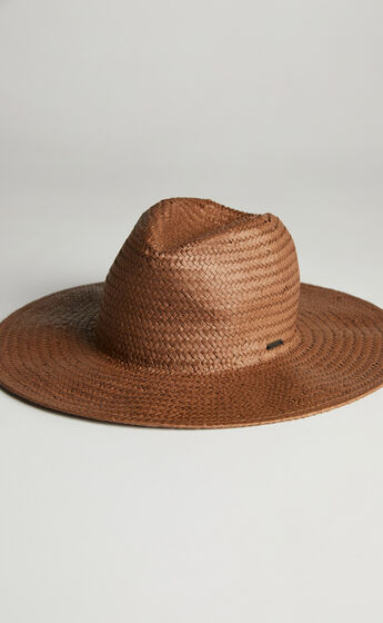 Brixton - Seaside Sun Hat in Brown