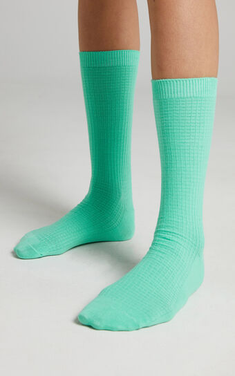DOIY - Yoga Mat Socks in Green