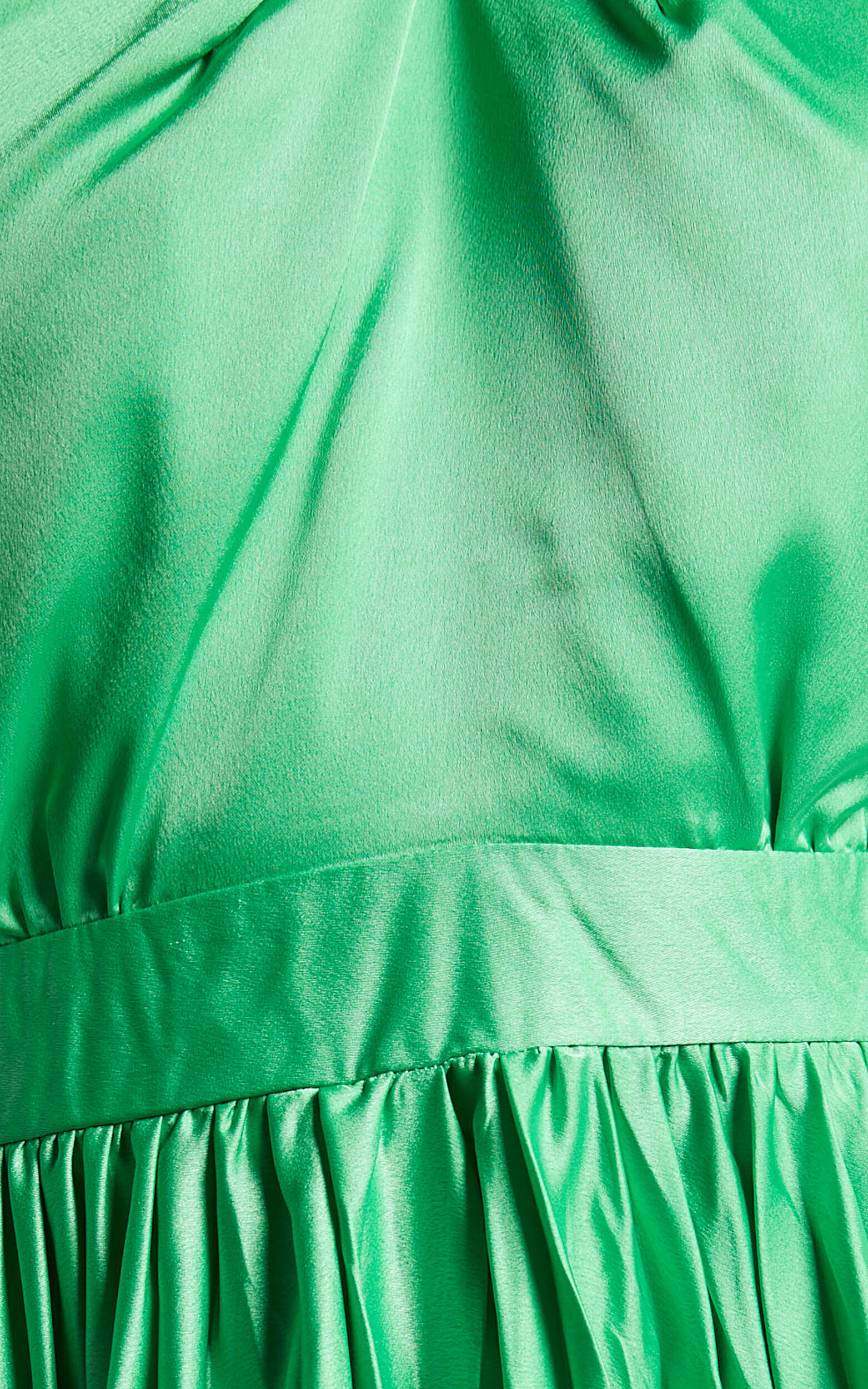 Eloise Midi Dress - Halter Neck Pleated Dress in Jewel Green | Showpo