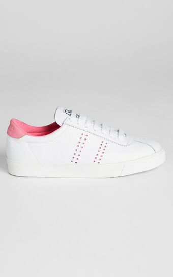 Superga - 2843 Club S Chromapeek Sneakers in A4R White Natural