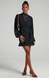 Tiahna Dress in Black | Showpo USA