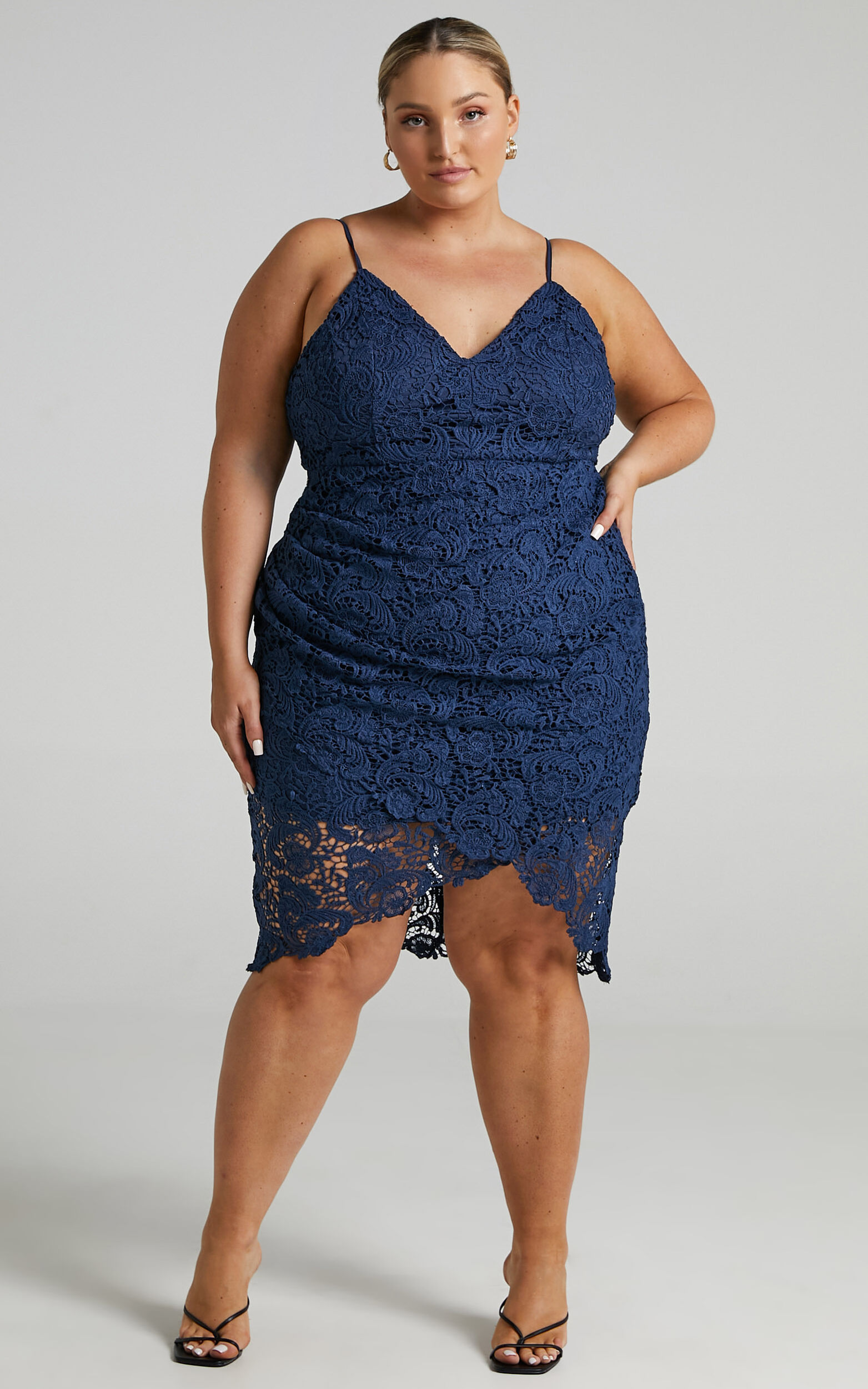 Typical Lover Dress in Navy Lace - 04, NVY4