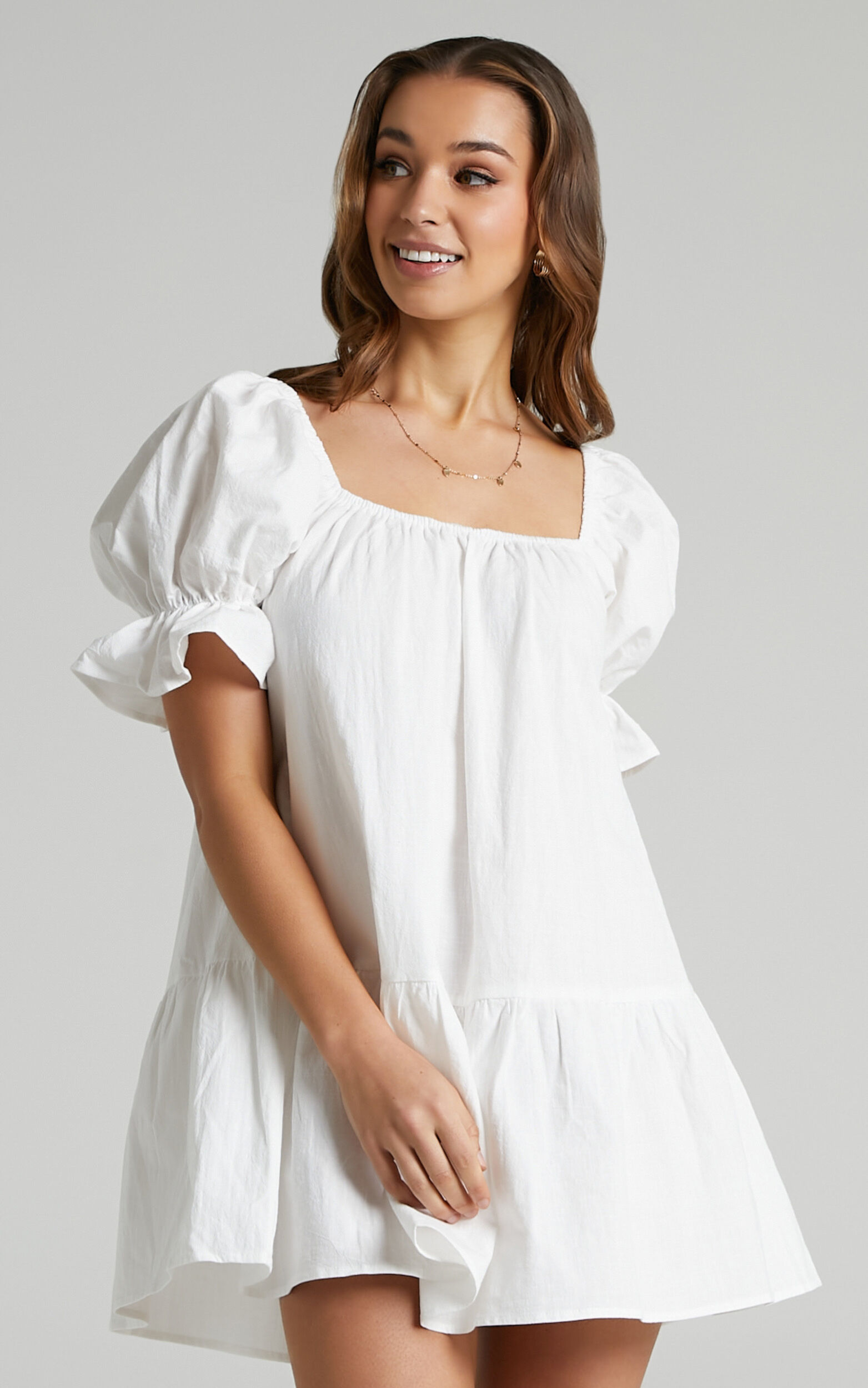 Poppy Dress in White - 06, WHT2