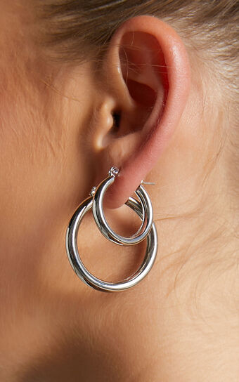 Karane Multipack Hoop Earrings in Silver