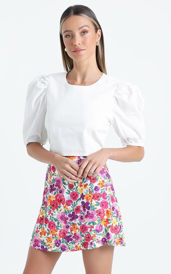 Giverny Top in White