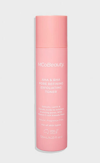 MCoBeauty - AHA/BHA Pore Refining Exfoliating Toner in Pink