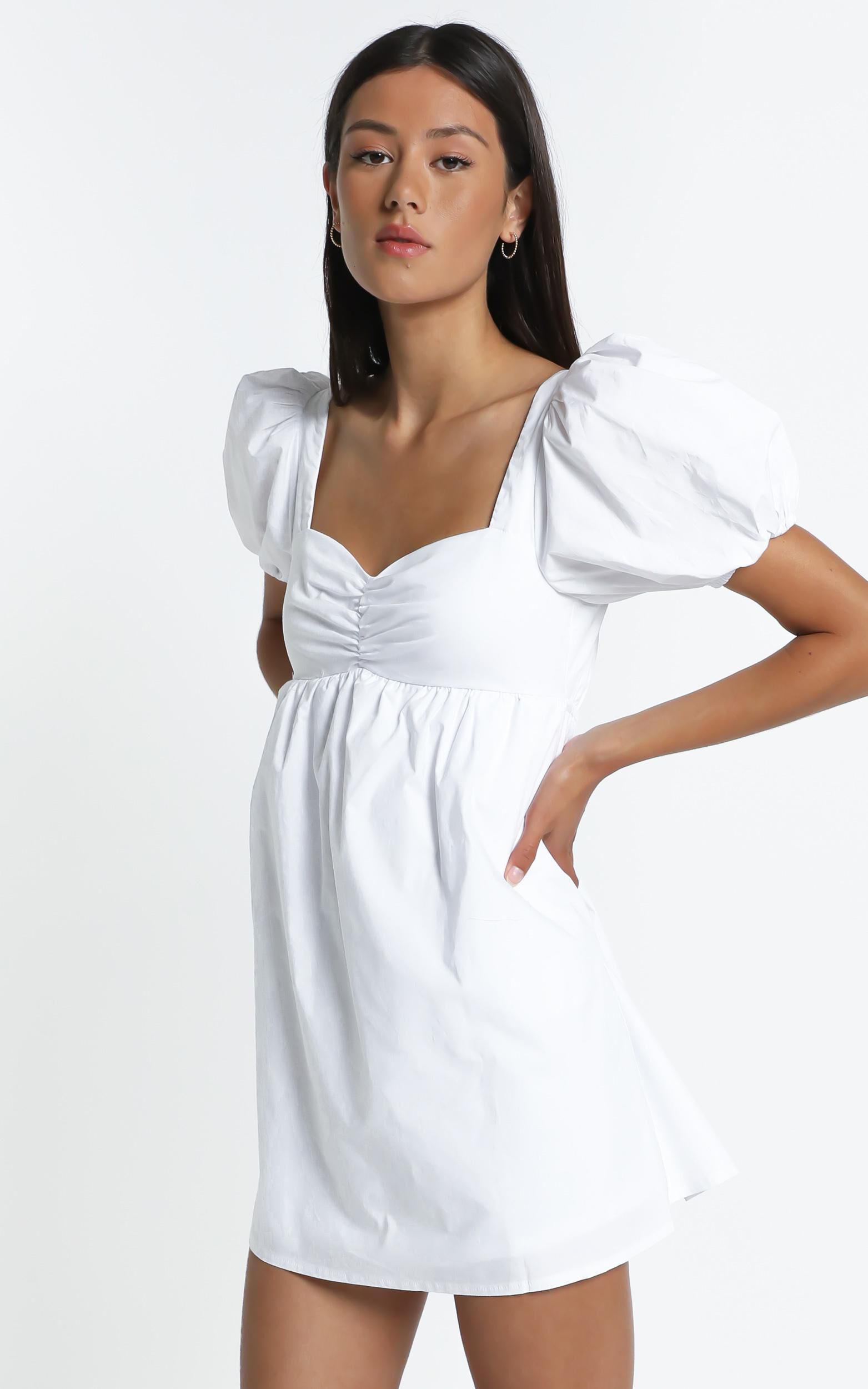 Brene Dress in White | Showpo