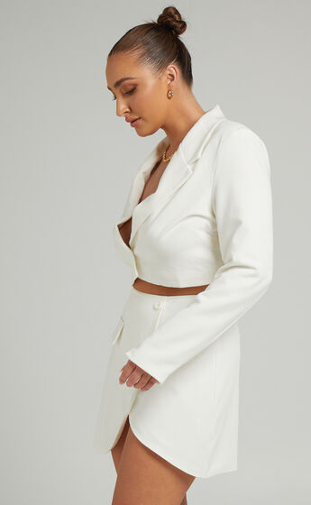 Solange Blazer in White