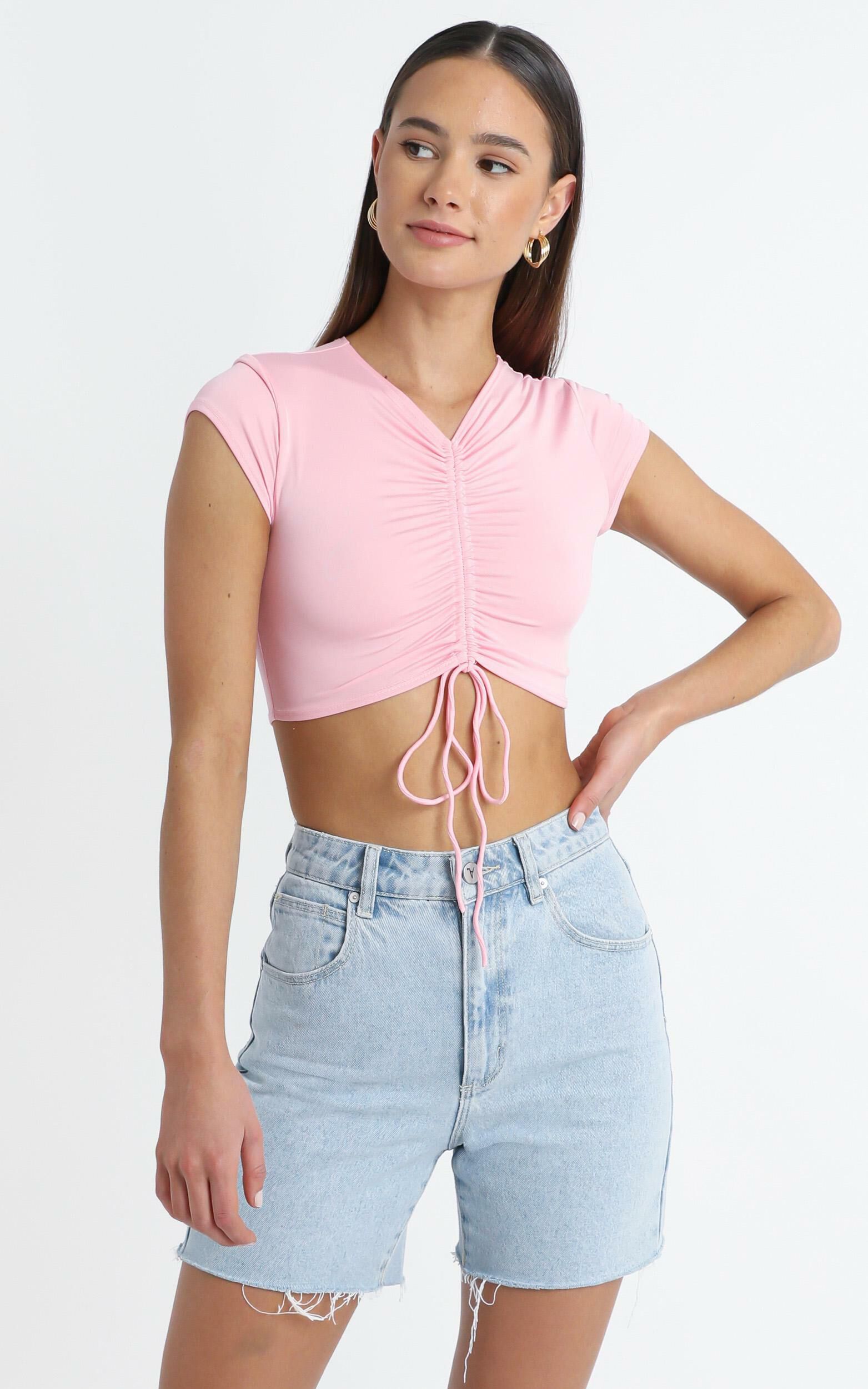 Adelaide Top in Pink - 8 (S), PNK1