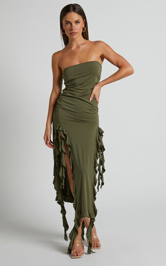 Rendezvous Dress in Olive