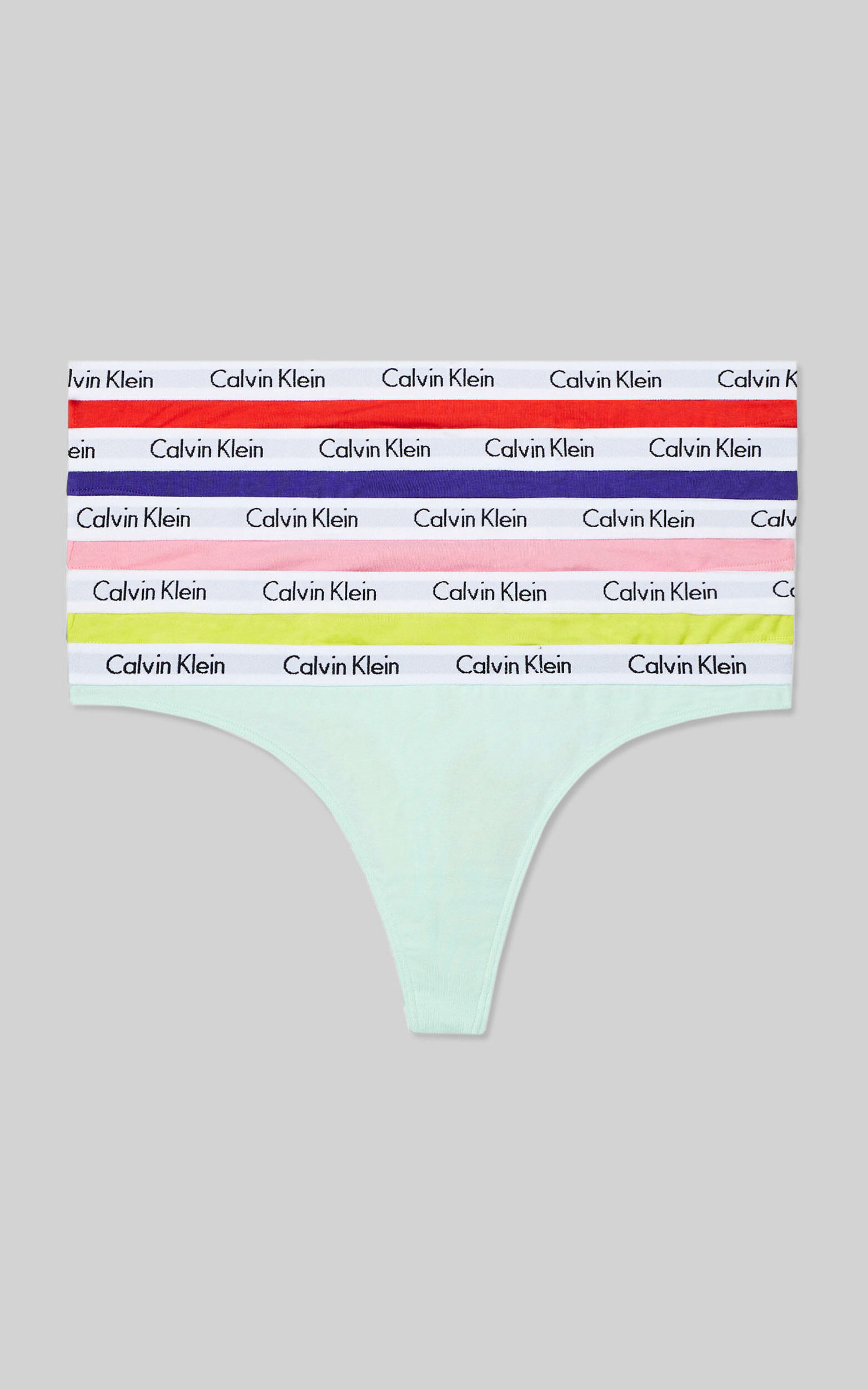 Calvin Klein - Pride Carousel Thong 5 pack in Multi Pack - L, MLT1