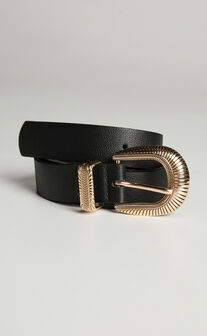 Ramona belt in Black