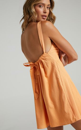 Sylvi Dress in Orange