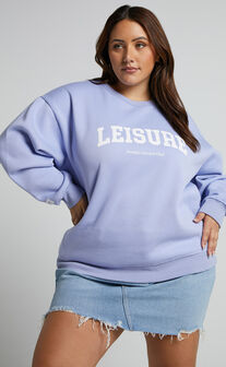 The Lazy Crew - Leisure Graphic in Blue Violet