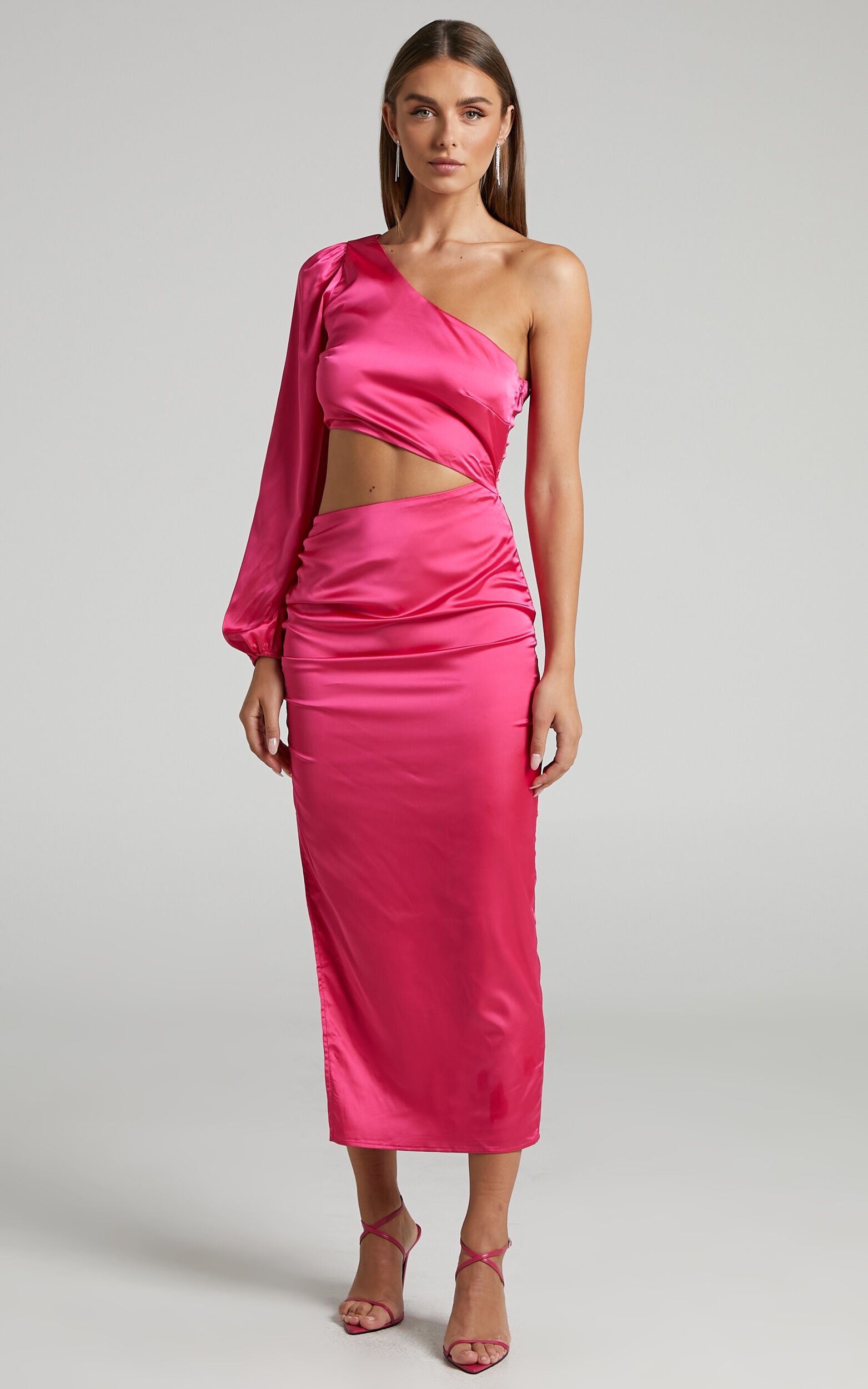 Runaway The Label - Christabel Dress in Fuchsia - M, PNK1, super-hi-res image number null