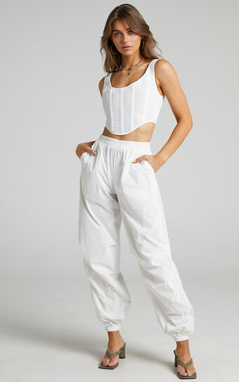 BY DYLN - Franco Pants in White