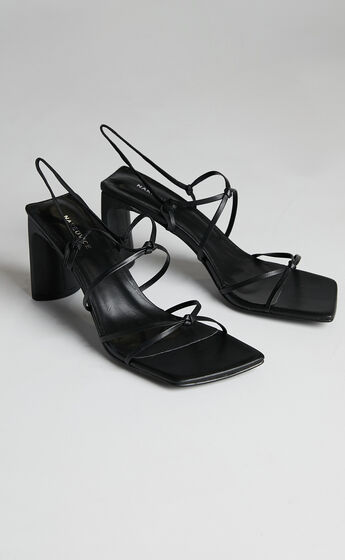 NAKEDVICE - THE JAS HEELS in Black