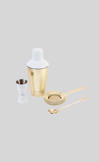 Sunnylife - Luxe Bar Set in White & Gold
