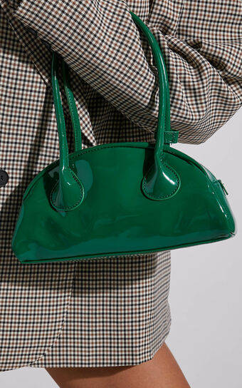 Essex Mini Bowler Bag in Jade Green