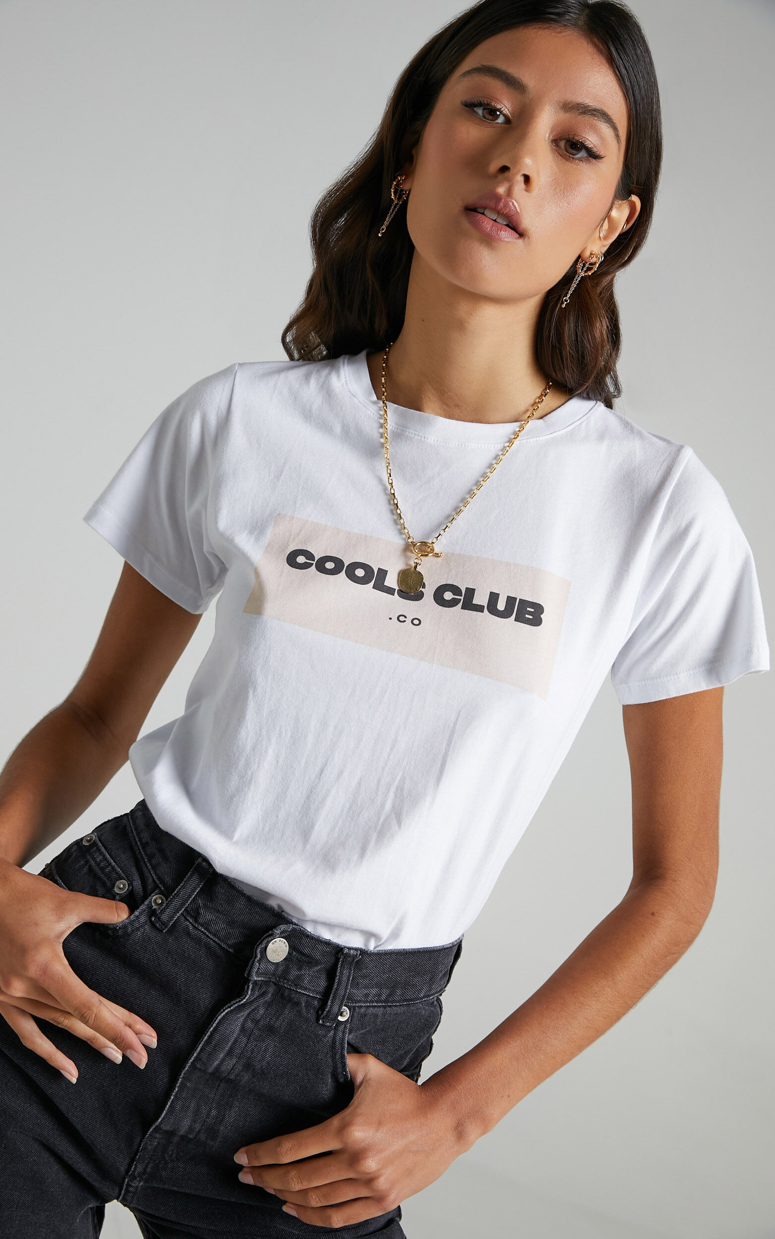 Cools Club - Sunday Tee in White - 06, WHT1, super-hi-res image number null