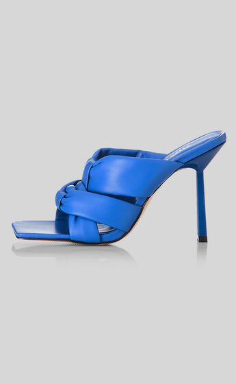 Alias Mae - Astor Heels in Bright Blue Leather