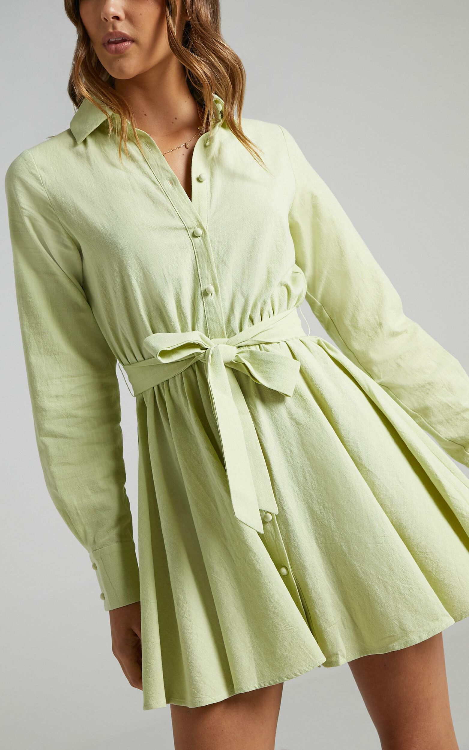 Ciri Dress in Citrus Green - 06, GRN3