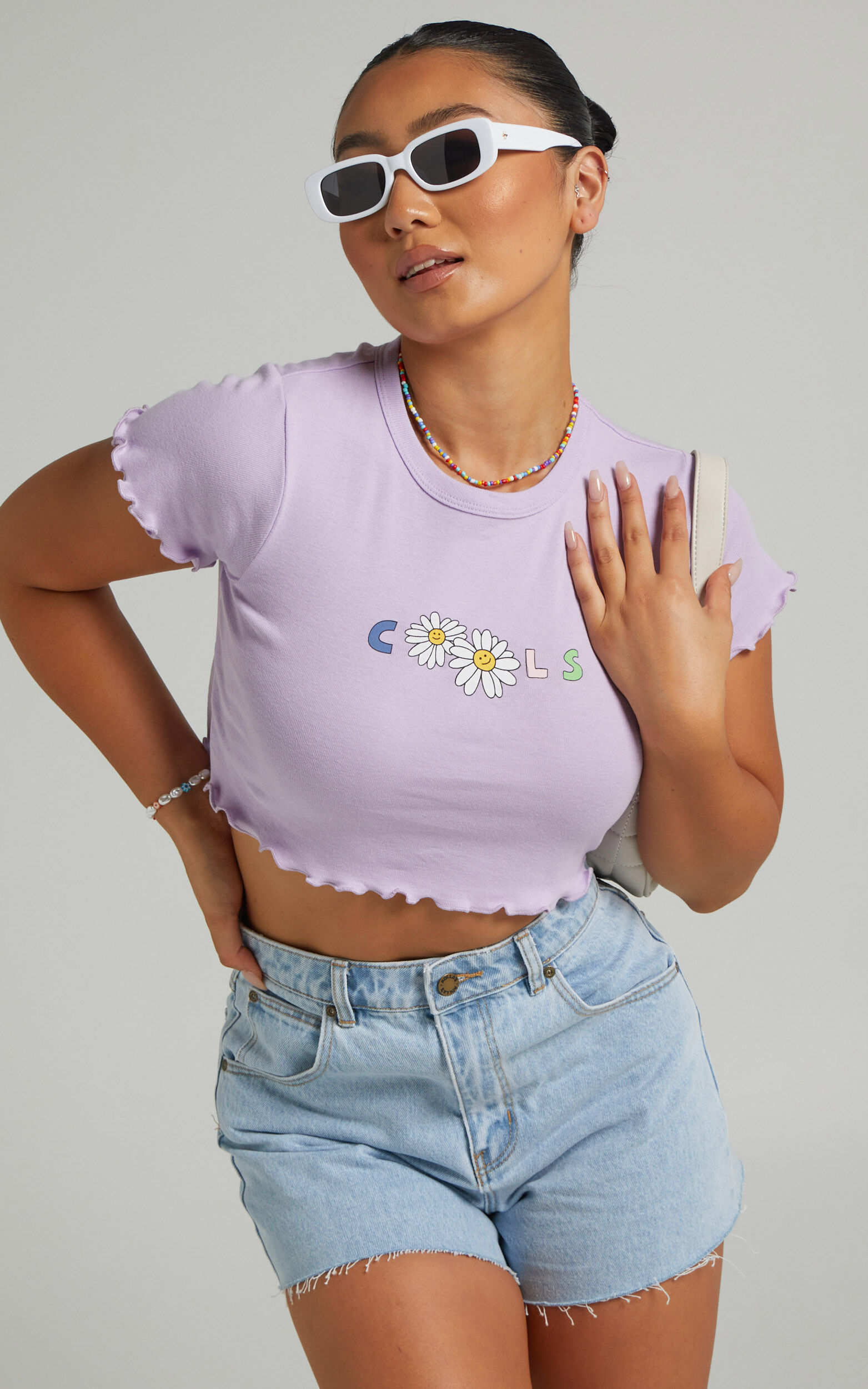 Cools Club - Daisy Club Tee in Lilac - 06, PRP1, super-hi-res image number null