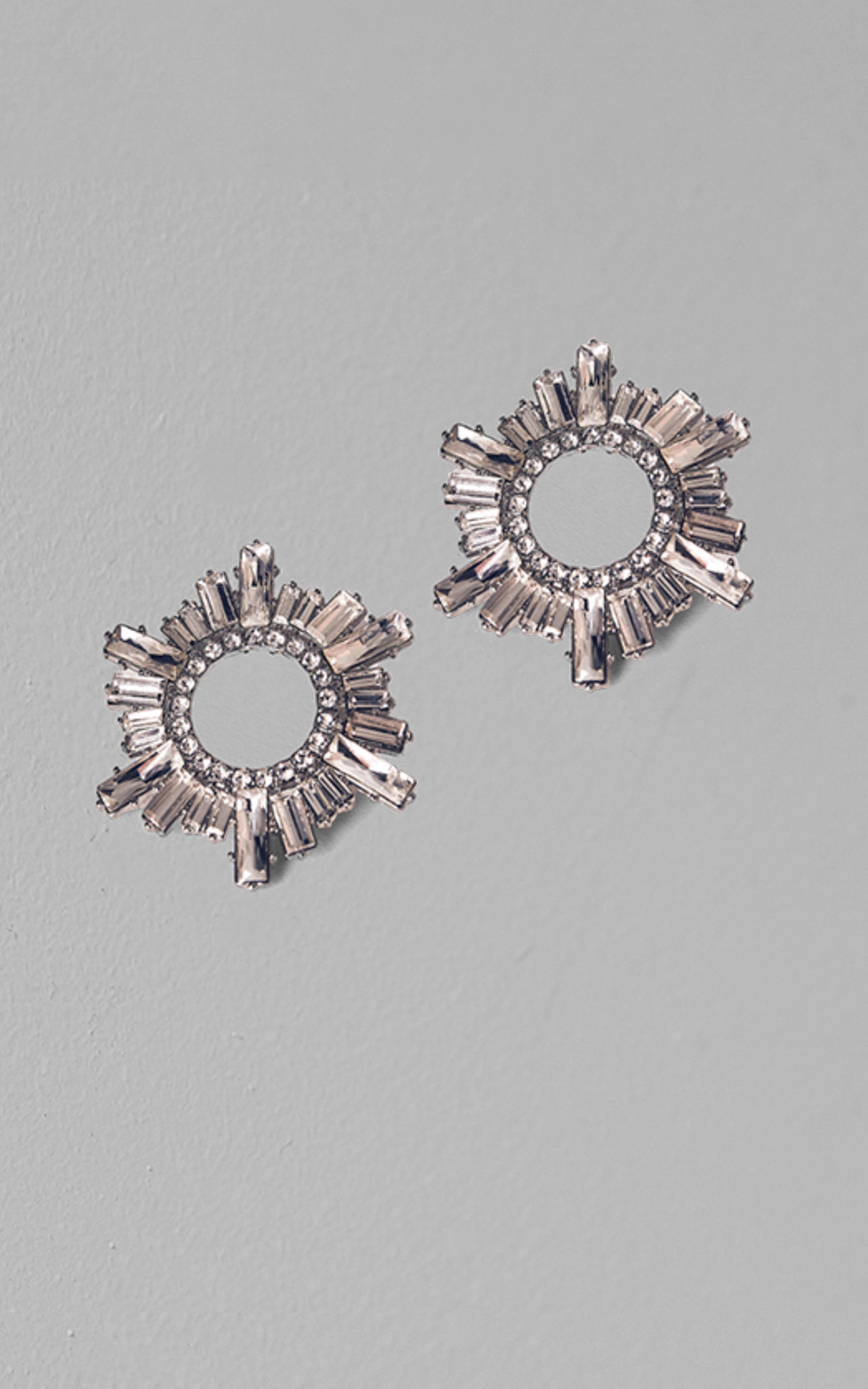 Billini x Natalie Anne - Andriana Diamante Earrings in Silver - NoSize, SLV1, super-hi-res image number null