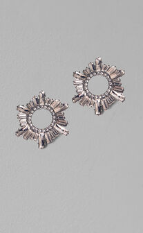 Billini x Natalie Anne - Andriana Diamante Earrings in Silver