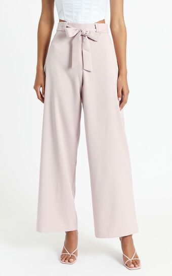 Miss Gold Pants in Blush