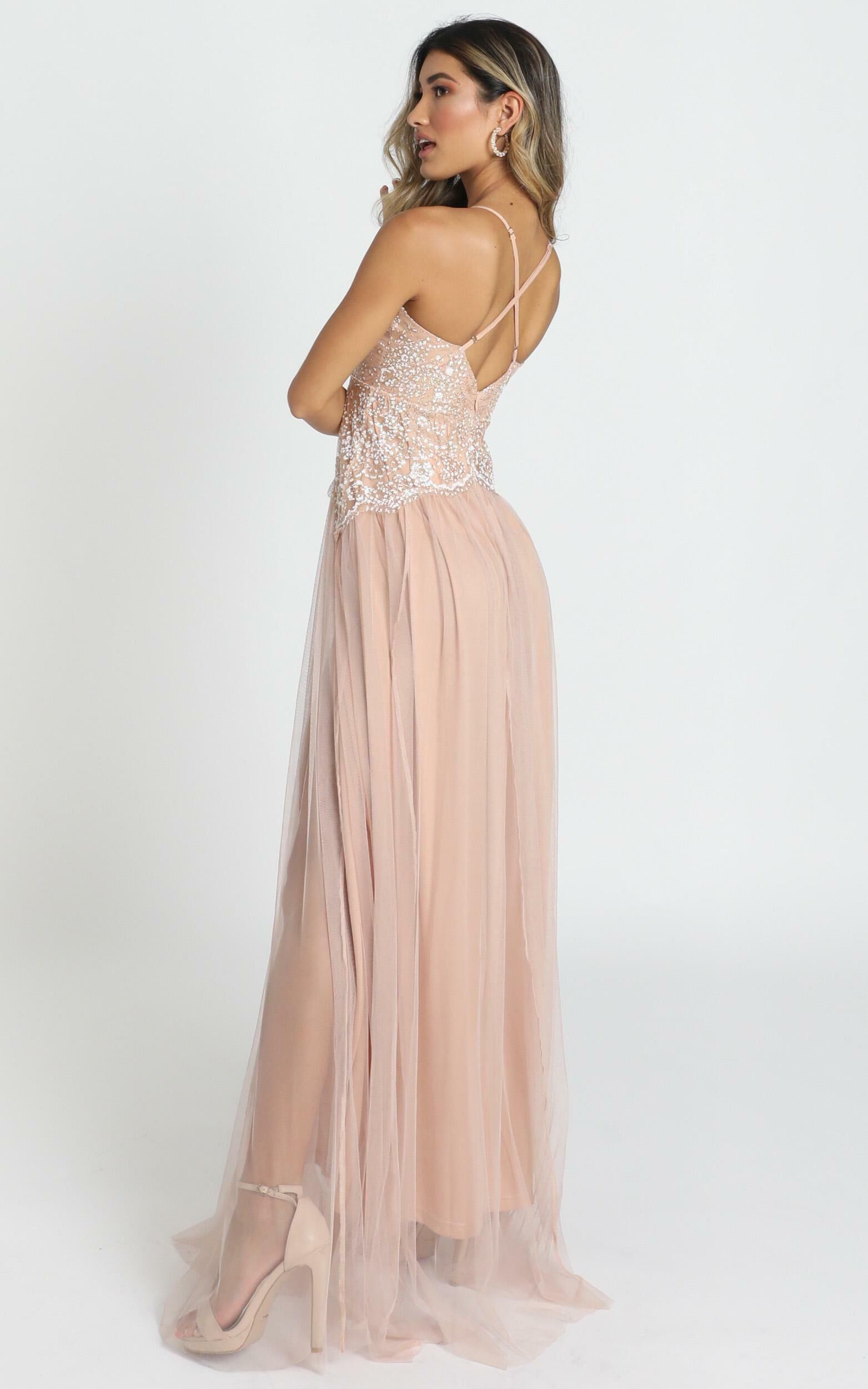 rose gold going out dress