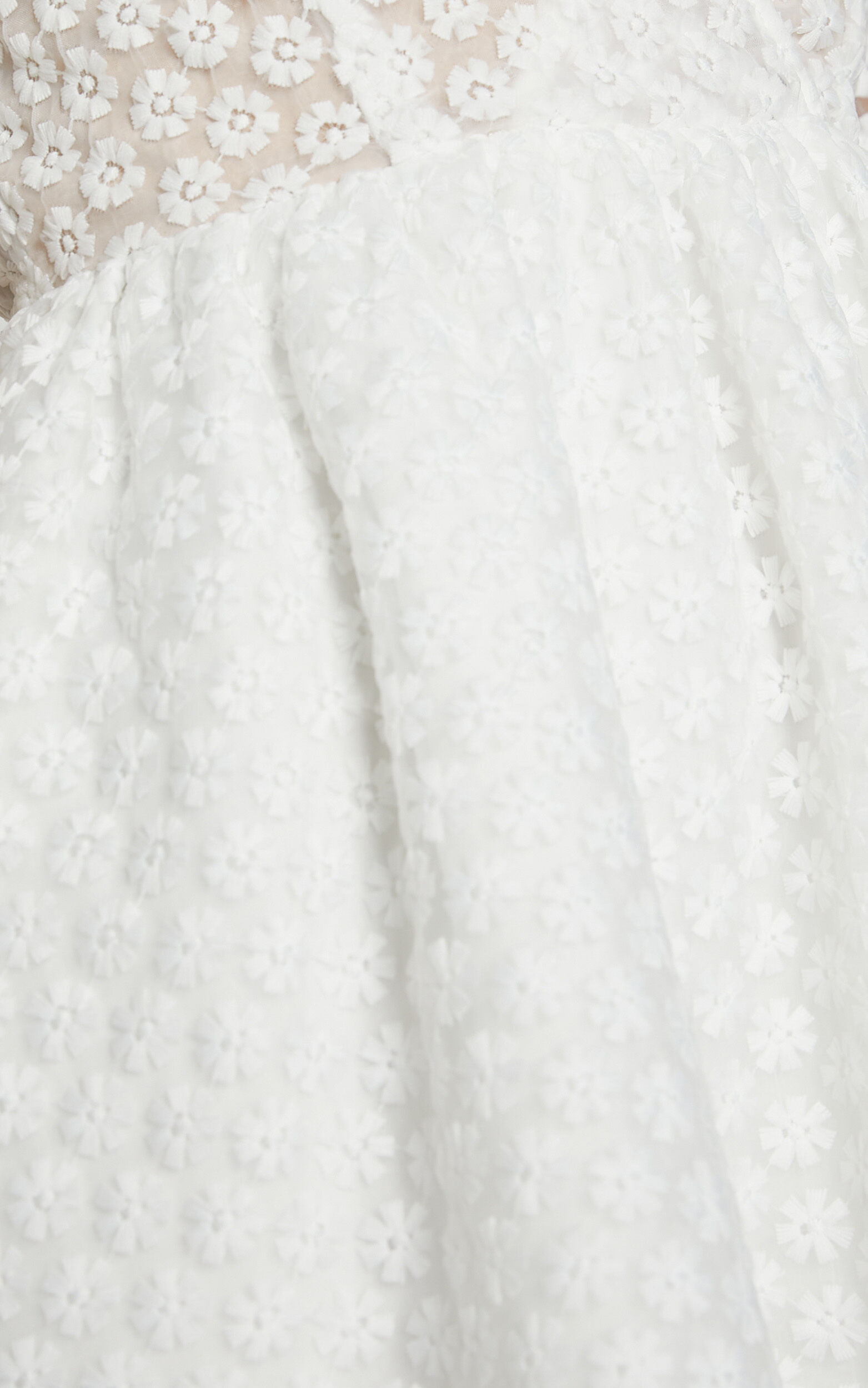 Freya Mini Dress - Puff Sleeve V Neck A Line Dress in White | Showpo USA