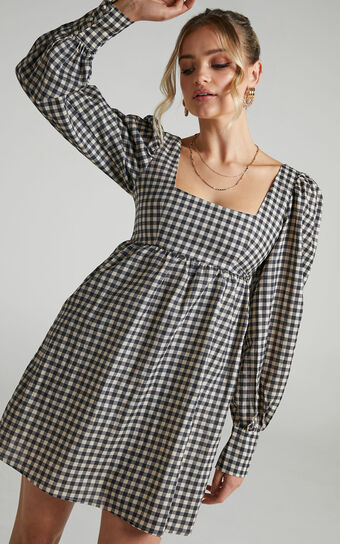Charlie Holiday - Jemma Dress in Gingham