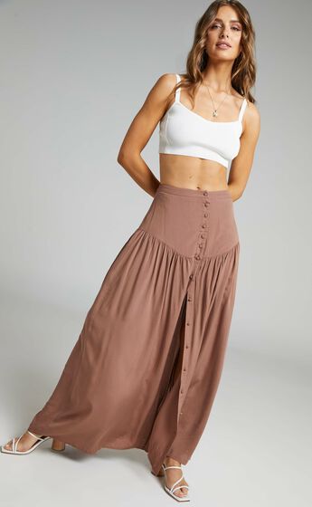 Knoxlee Skirt in Brown