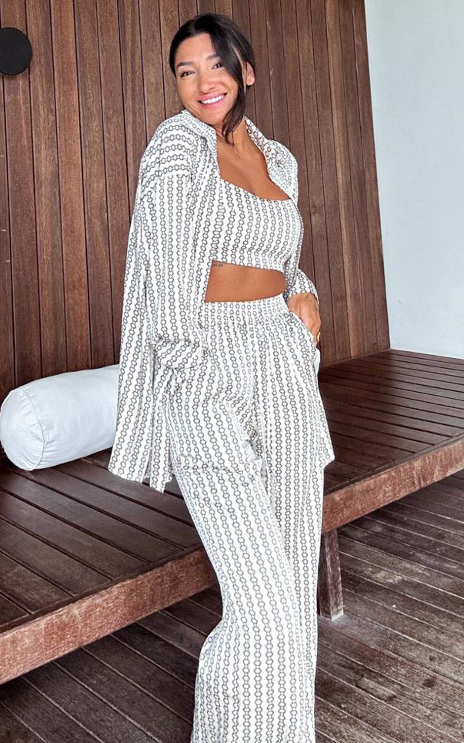 SERIMINO Womens Pajama Sets Sleepwear Lounge Sets Long Sleeve with Long Pants 