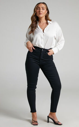 Riders By Lee - Hi Rider Curve Jeans in Delta Black