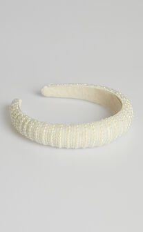 Chamomile Headband in White