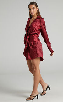 RUNAWAY THE LABEL - RUBY ROSE DRESS in Cherry