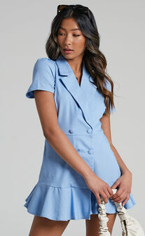 Hawker Playsuit in Light Blue