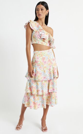 Provence Skirt in Multi Floral