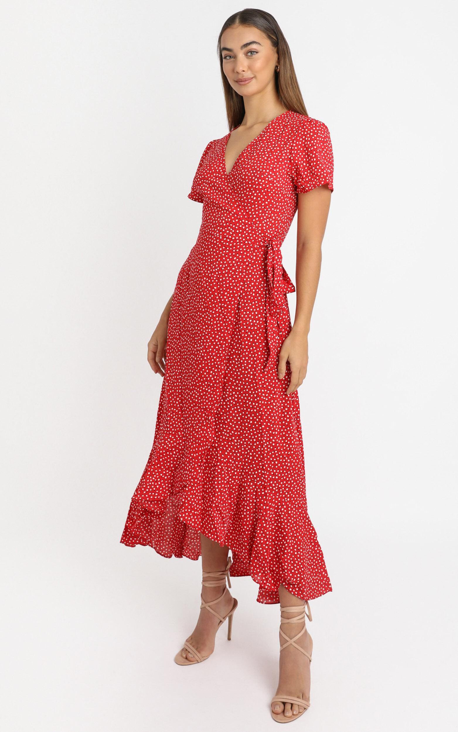 Zarah Dress in Red Spot | Showpo USA