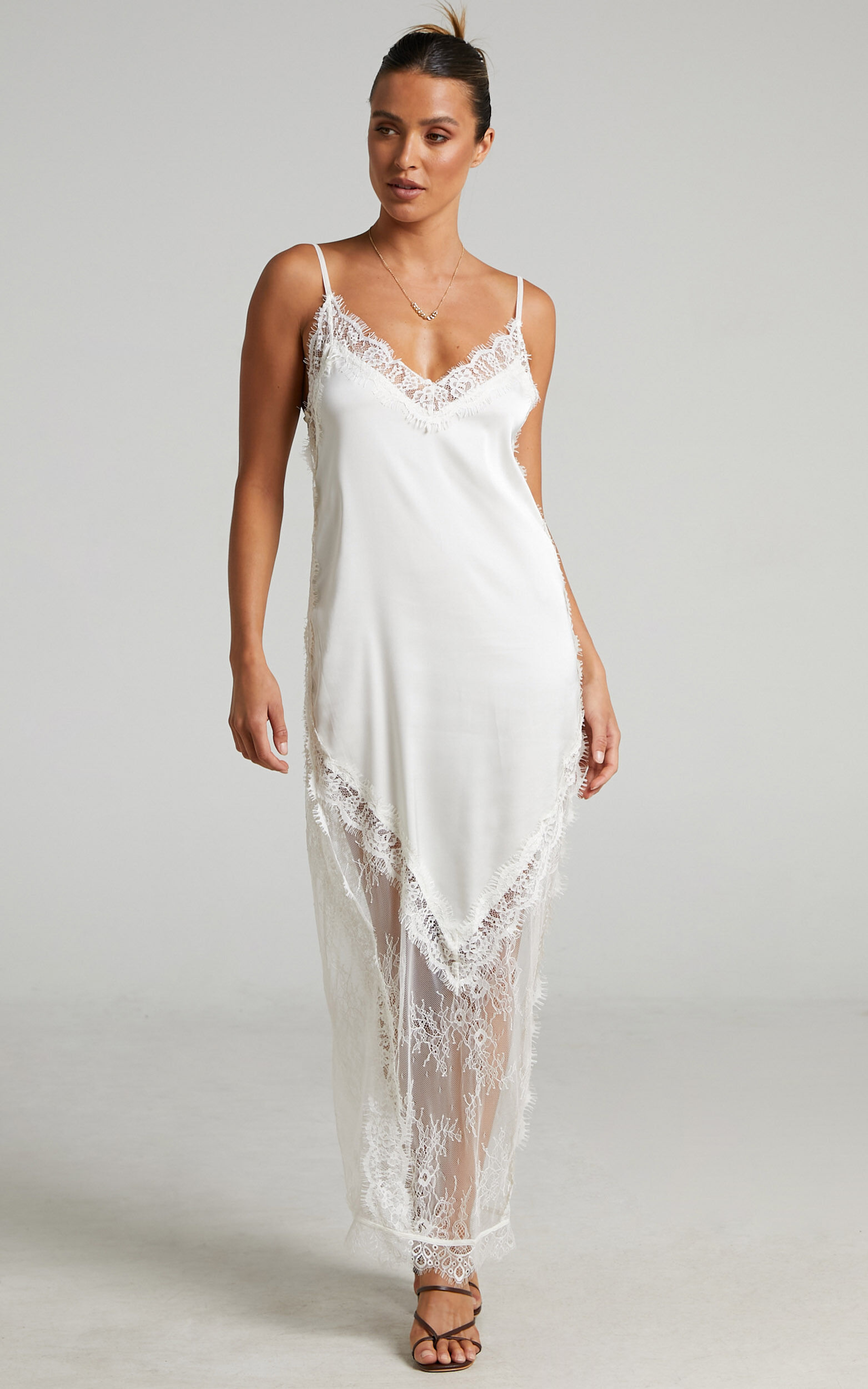Lioness - Hideaway Maxi Dress in Ivory | Showpo USA