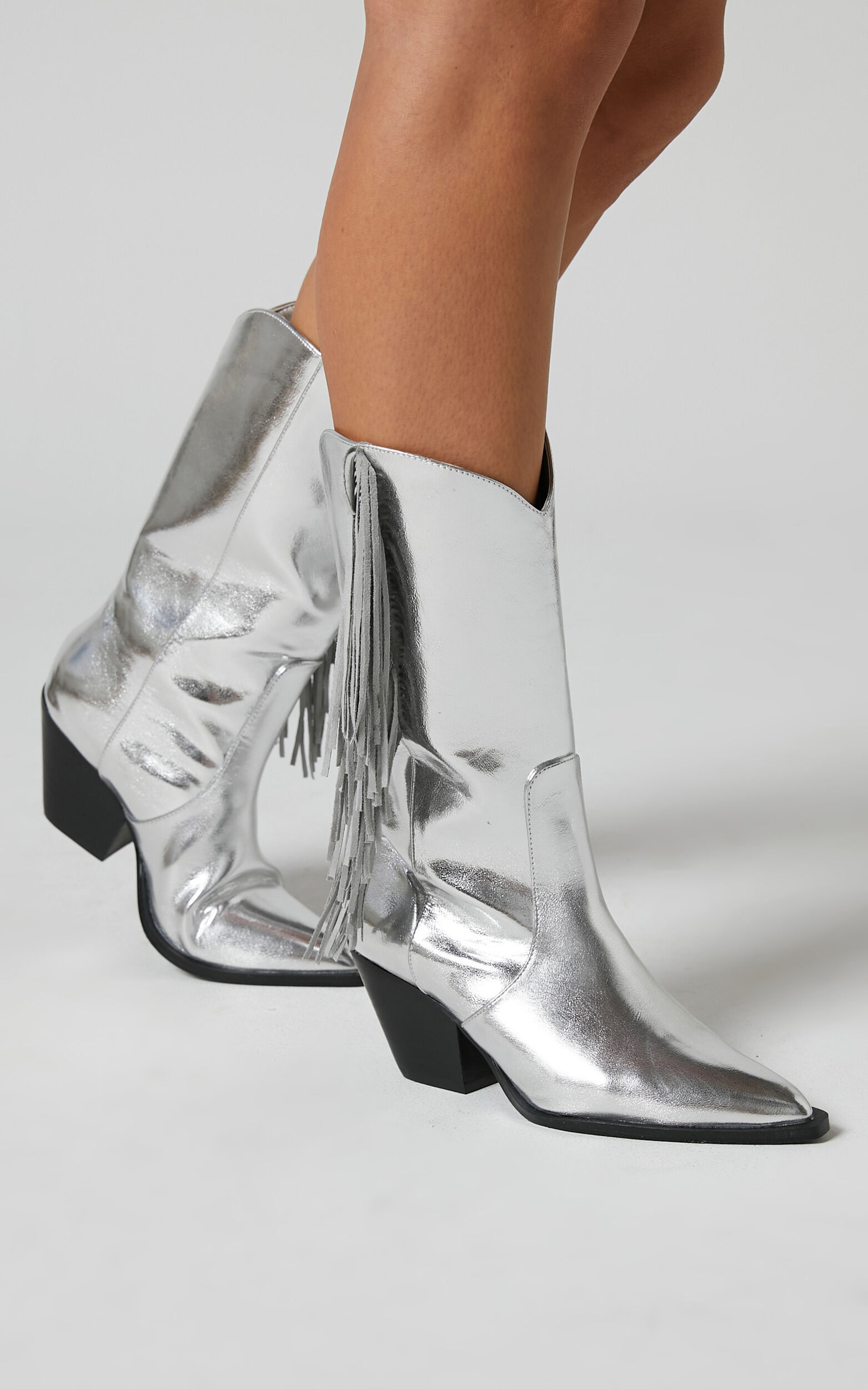 Billini - Andi Boots in Silver Metallic - 06, SLV1, super-hi-res image number null