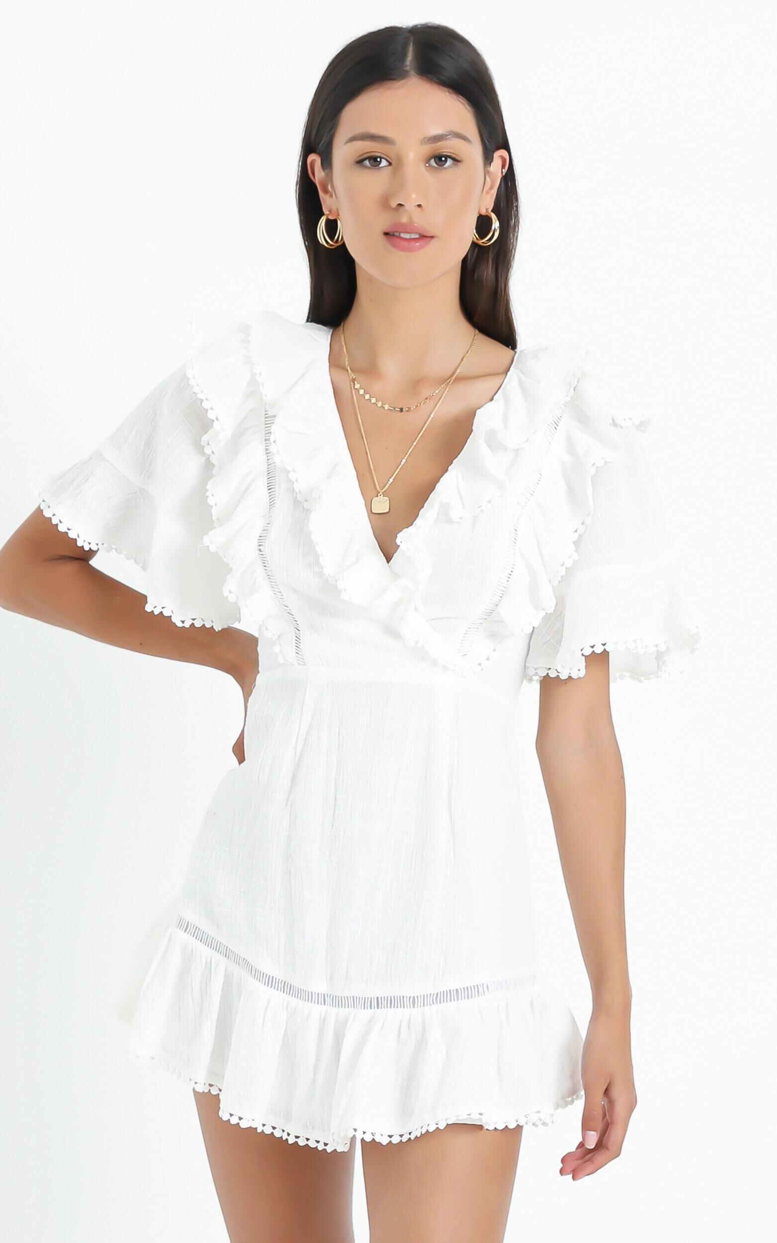 Lilii Dress in White | Showpo USA